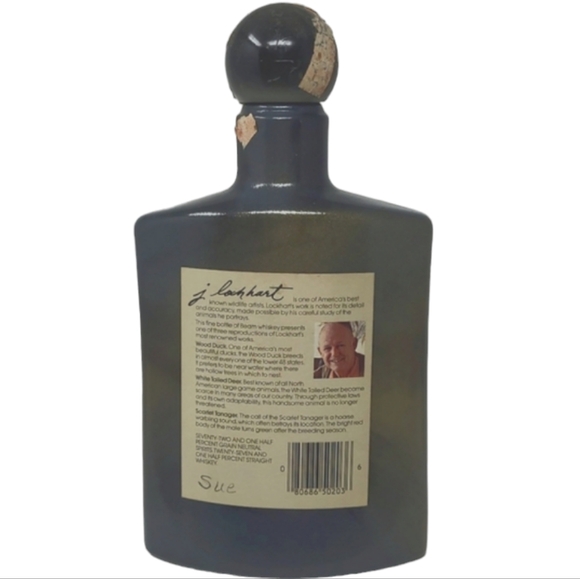 JIM BEAM KENTUCKY WHISKEY DECANTER THE WOOD DUCK BY J. LOCKHART - EMPTY - Picture 6 of 12